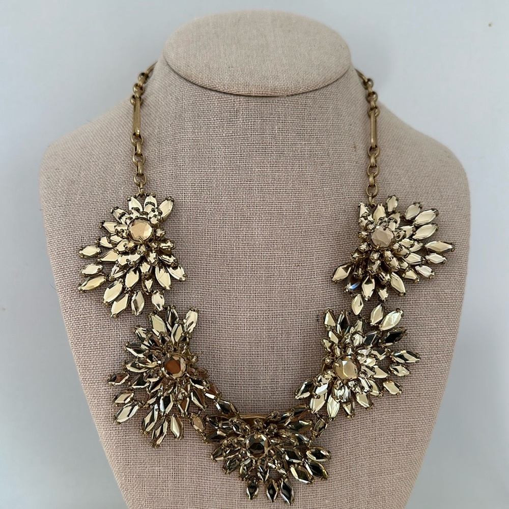 J. Crew Mirror Burst Statement Necklace